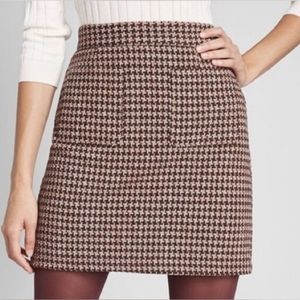 SALE🎉 Modcloth Houndstooth Tweed Skirt